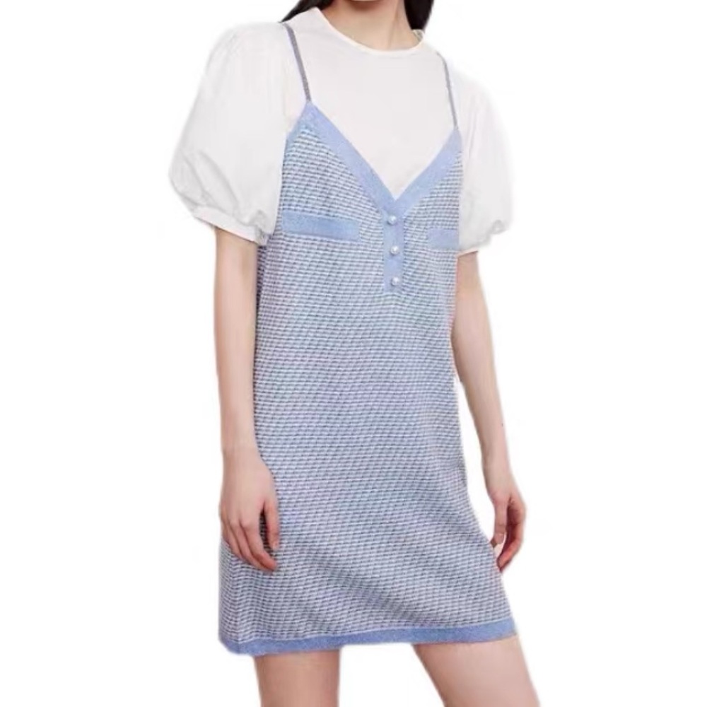 [New without tag] Urban Rivivo Japanese Fake Two-piece Dress Size S